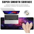thumbnail image 2 of Galaxy Gaming Mouse Pad Red,Purple Nebula Extended Large Desk Pad Mouse Mat with Stitched Edges Mousepad and Long Non-Slip Rubber Base Mice Pad for Computer Laptop Gamers, 31.5x11.8 Inch, 2 of 6