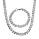 thumbnail image 1 of Set collar + pulsera acero 11.3 plata, 1 of 4