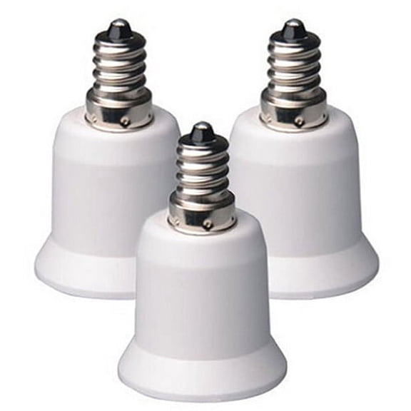Heat Resistant No Fire Hazard E12 to E26 / E27 Adapter Bulb Socket Converter