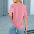 thumbnail image 4 of Mgmyaa Womens Crew Neck T Shirts Short Sleeve Tees Lightweight Summer Tops with Pocket, 4 of 7