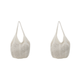 thumbnail image 1 of Bolso Hombro Tejido para Mujer Mano Ganchillo Gran Capacidad Con Agujeros () Blanco, 1 of 3