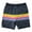 Black, variant on Boy's UPF50+ Drawstring Waist Pull On Swim Short (Orange Starfish, 5/6)