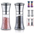 thumbnail image 1 of CPDD Salt and Pepper Shakers, Acrylic Salt and Pepper Grinders Refillable Pepper Grinder, Pepper Mill, Salt Grinder, Salt Shaker, Salt Pepper Shaker Set of 2 3.Acrylic -, 1 of 7