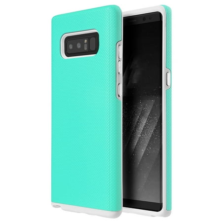 Samsung Galaxy Note 8 Case, by Insten Dual Layer Anti-Slip Hybrid Hard Plastic/TPU Rubber Case Cover for Samsung Galaxy Note