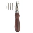 thumbnail image 1 of 34 Unids/Set Cuero Artesanía Perforar Leathercraft Costura Talla Herramientas Con Diy Hecho A Mano de Costura Groover herramienta de estampado Spptty Artículos de cuero, 1 of 8