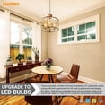 thumbnail image 2 of Sunlite 4.5w LED B11 Clear Torpedo Tip Chandelier E12 5000K Bulb - 40W Equiv, 2 of 3