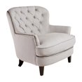 thumbnail image 1 of Chaise d'appoint Noble House Kennedy en ivoire, 1 of 2