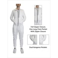 thumbnail image 2 of Men's Moisture Wicking Performance Active Sweater Track Jacket & Jogger 2-Piece Classic Set (Sizes, S-2XL), 2 of 5