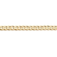 thumbnail image 6 of Auriga Fine Jewelry 14K Yellow Gold 5.25mm Open Curb Chain Necklace 16inch for Women, 6 of 6