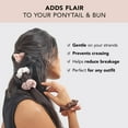 thumbnail image 4 of Kitsch Matte Hair Scrunchies, 5 Pack (Pink), 4 of 11