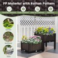 thumbnail image 6 of Patiojoy Outdoor 4 Set Planter Vertical Elevated Raised Garden Bed Planter Box Kit for Backyard Patio, 6 of 8