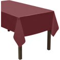 thumbnail image 1 of Party Essentials Heavy Duty Plastic Table Cover, 54 x 108, Burgundy, 1 of 4