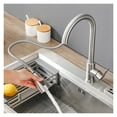 thumbnail image 4 of Brushed Nickel Kitchen Faucet Single Hole Pull Out Kitchen Sink Mixer Tap Stream Sprayer Head Mixer Deck Mounted Hot Cold Tap ,Effortless Installation, 4 of 6