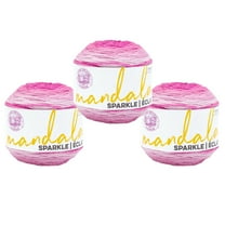 Lion Brand Yarn Mandala Sparkle Aries Light Acrylic Yarn 3 Pack