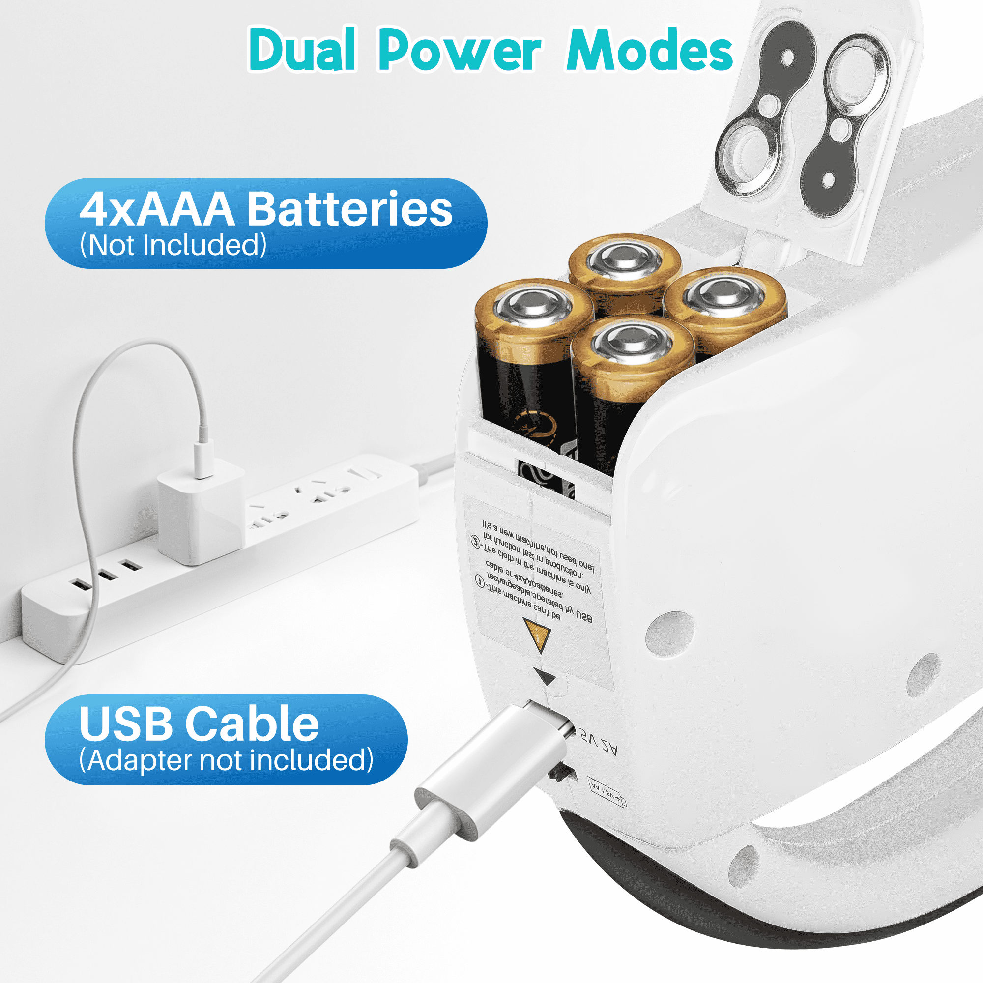 BCOOSS Handheld Sewing Machine, Portable Small Sewing Machine with 2 Speed Modes for Home Travel