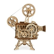 MindWare Gearjits Video Projector, DIY Construction Wooden Model, 3D Building Puzzle, STEM Learning for Kids