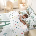 thumbnail image 5 of Catabedysis Boys Camper 7-Piece Twin Bedding For Boys,Green A Alphabet Bedding Comforter Set For Camping Lovers,Polkadot Reversible, 5 of 7