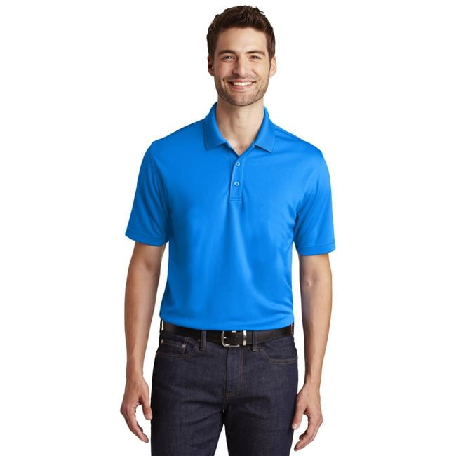 Port Authority 1236881 Dry Zone UV Micro-Mesh Polo Shirt, Coastal Blue - 2XL