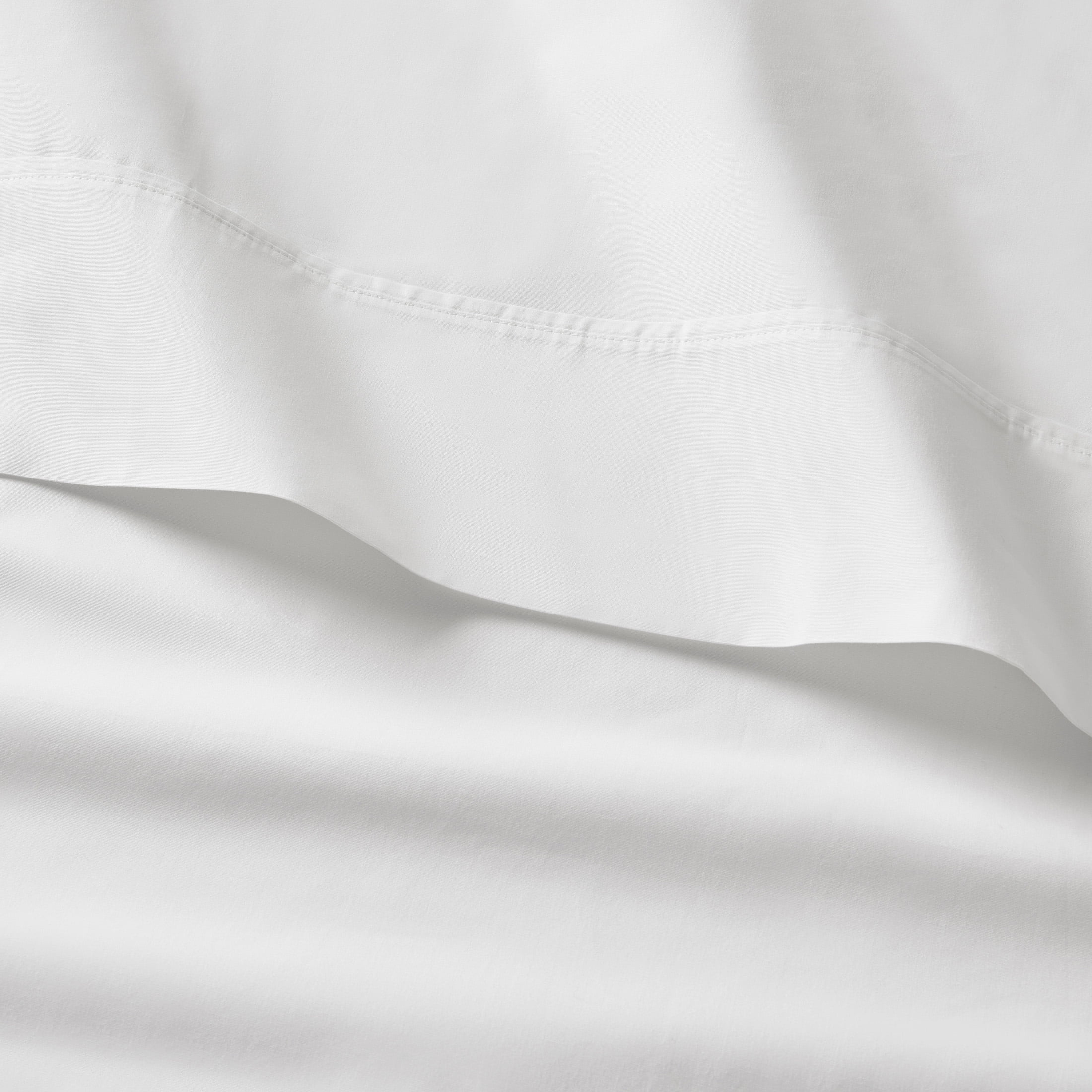 Better Homes & Gardens Arctic White Cotton Percale Pillowcases, King (2 Count)