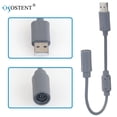 thumbnail image 2 of OSTENT Adaptador de cable de extensión separable USB para controlador con cable Microsoft Xbox 360, 2 of 5