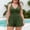aa01_Green, variant on Elvqul Womens Bathing Suits Summer Swimsuits 1 Piece Solid Monokini for Juniors