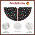 thumbnail image 3 of Fotbe Multi-Colored Stars Pattern Christmas Tree Skirt, Tree Skirts Plush Christmas Decorations, Christmas Tree Skirts Xmas Decorations Holiday Party Decor-36", 3 of 6