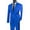 Blue, variant on Men's Vinci Suits Modern Fit Royal Blue Suit Size 38 Short