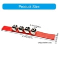 thumbnail image 3 of tegongse 8Pcs Multicolor Wrist Band Wrist Bells Ankle Bells Musical Rhythm Bracelet Foot Ankle Bells Rattles Instrument for Kids, 3 of 8