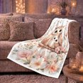 thumbnail image 6 of Woodland Owl With Owl And Moon Phases Moon Phase Forest Mystical Fantasy Art Nature Lovers Moonlit Forest Bird Motif Warm Flannel Blanket, Housewarming Gift for Cabin and Bedroom Home Decor, 6 of 9