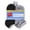 Gray, variant on Hanes Boys Extreme Value 20 Pack No Show Socks