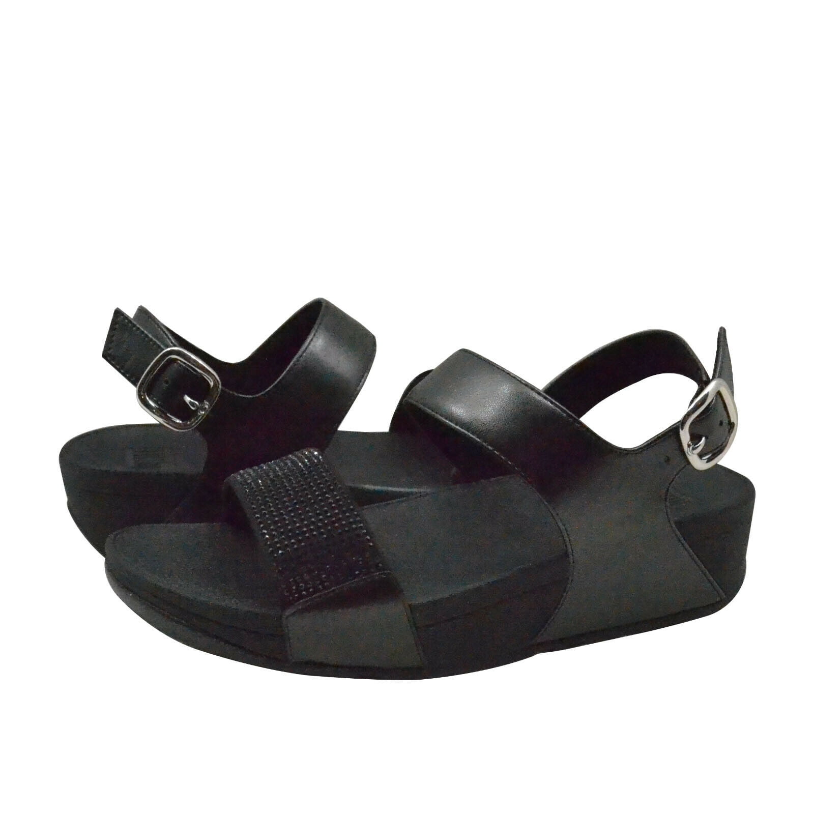 FitFlop Women's Lulu CrystaL Embellished Back Strap Sandals EK1090