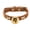 Brown, variant on Adjustable Pet Collar with Red Bones and Bells,Breakaway Neckband for Small Dogs, Teddy Bears&Cats,Adjustable Decorative Necklace for Small Dogs