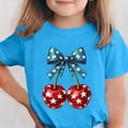 thumbnail image 2 of T-Shirt pour Enfants, Imprimé de la Fête de l'Indépendance à Manches Courtes et Col Rond, Haut Décontracté et Polyvalent pour Garçons et Filles de 3 à 15 Ans, 2 of 6