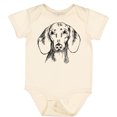thumbnail image 3 of Inktastic Dachshund Sketch Portrait Boys or Girls Baby Bodysuit, 3 of 5