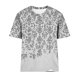 thumbnail image 4 of Camiseta de Cuello Redondo de Manga Corta Impresa de los Pantalones Cortos de las Mujeres, Poliéster de Lentejuelas de Partido de Moda, 4 of 8