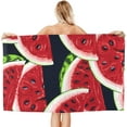 thumbnail image 2 of Watermelon Slices Large Beach Towel - Plush Thick Cotton Pool Towel, Adult Beach Towels, 2 of 16