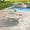 Sandshell, variant on VOXBIN 48" Round Outdoor Patio Dining Table with Adjustable Umbrella Hole, Seats 6 Ideal for Deck(1 pieces)