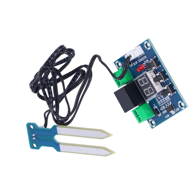 Módulo controlador de humedad Bling Bling Riego automático Pantalla digital DC12V
