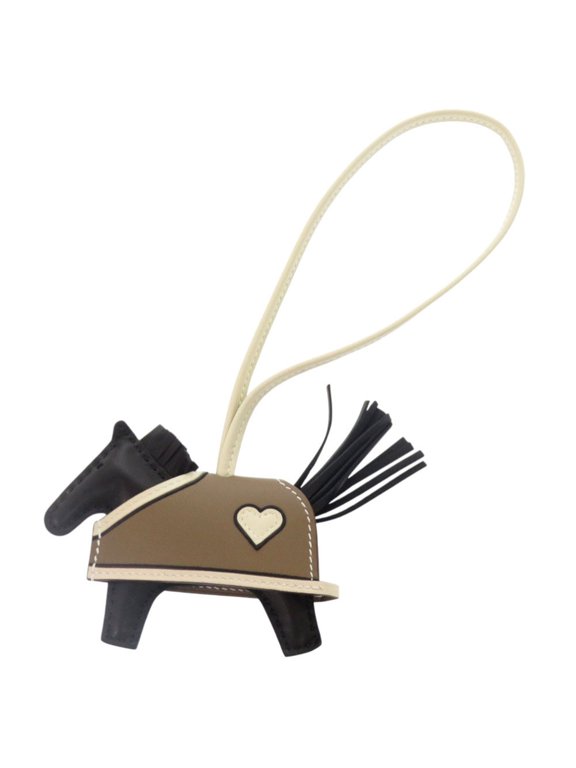 Pre-Owned Hermes Robeau Coeur PM, Agneau Milo, Veau Swift, Black, K stamp (2025 production),...