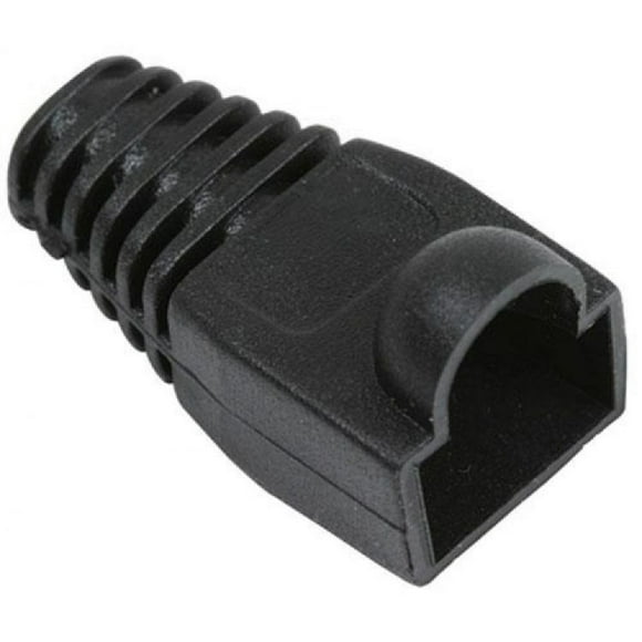 Cubierta Protectora Plug Rj45 Negra Cat 5 Cables Red Steren Steren 300-083BK