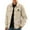 C163/Khaki, variant on Rggeeun Jackets For Men Casual Lightweight Comfortable Slim Fit Long Sleeve Button Lapel Outerwear For Daily Wear Outdoor Activities Outwear Fashion