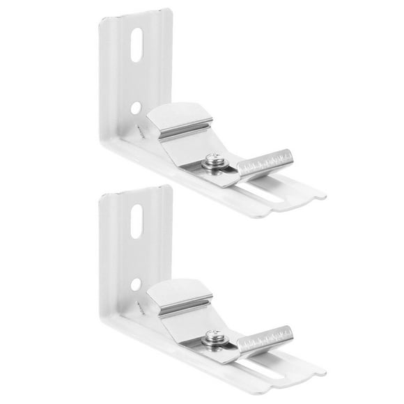 BRIGHTFUFU Soportes de persiana Vertical en forma de L, soportes de persiana de Metal, 2 uds.