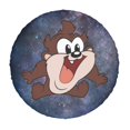 thumbnail image 2 of Looney Tunes Tasmanian DeVil Taz Tire Cover Universal Waterproof DustProof Polyester Spare Wheel Tire Cover Fit For Jeep Rv Camper Suv And Many Vehicle 15 Inch, 2 of 6