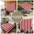 thumbnail image 6 of Red Striped Large Tapestry for Bedroom Wall Hanging Tapestry, Christmas Farmhouse Red White Stripes Ceiling Backdrop Tapestries Poster Blanket Wall Decor for Teens Room Living Room Dorm 85" x 90", 6 of 8
