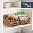 thumbnail image 5 of Best Choice Products Storage Pantry Baskets for Organizing, Wicker Basket w/ Built-in Handles - Chestnut, 5 of 9