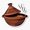 1pcs, variant on Traditional Moroccan Clay Tagine Stew Cooking Pot Vector Pattern Accent Decal For Travel Bag Sticker