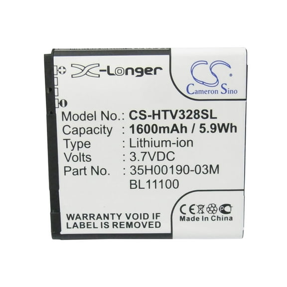 1600mAh BA S800 BL11100 35H00190-00M 35H00190-02M BJ39100 35H00177-00M 35H00190-03M Battery for HTC PM66100 T328e T328h T329W De