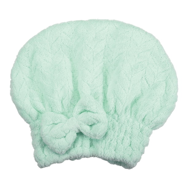 Toalla para secar el cabello Unique Bargains Secado rápido Verde