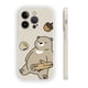 thumbnail image 1 of ¡Protege tu iPhone con una divertida funda plateada mate de doble capa con diseño de dibujos animados!, 1 of 4
