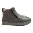 thumbnail image 2 of Steve Madden Girl's Quilted Panels  JFAN High-Top Side Zip Sneaker (Pink, 1), 2 of 7